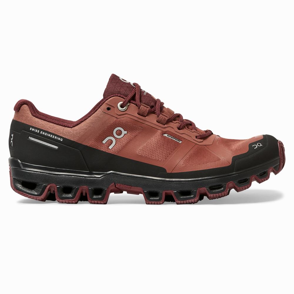 Women's On Cloudventure Trail Running Shoes Brown Rose | USA-5049371