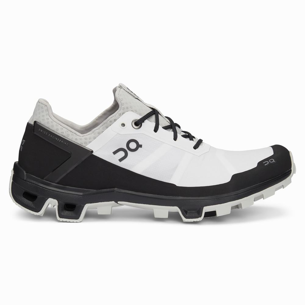 Women's On Cloudventure Trail Running Shoes White / Black | USA-9581473