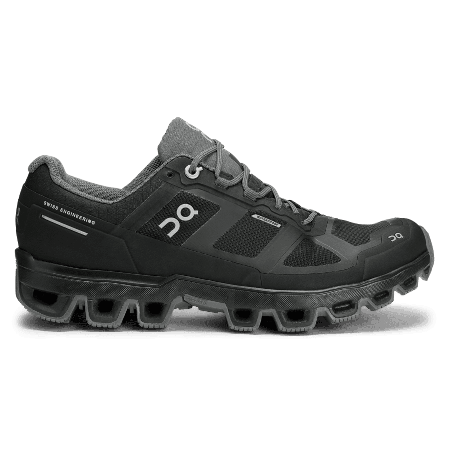 Women's On Cloudventure Waterproof 2 Hiking Shoes Black | USA-2634807