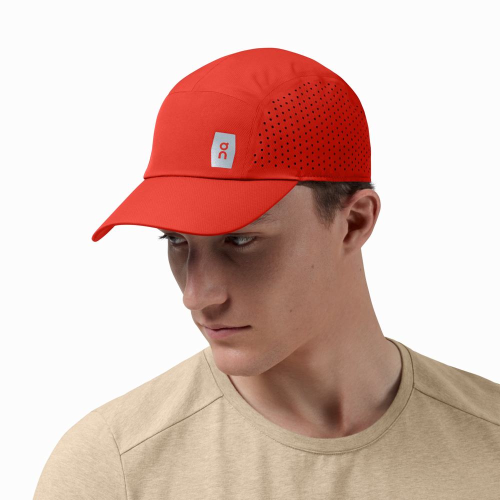 Women's On Lightweight Hats Orange | USA-2795308