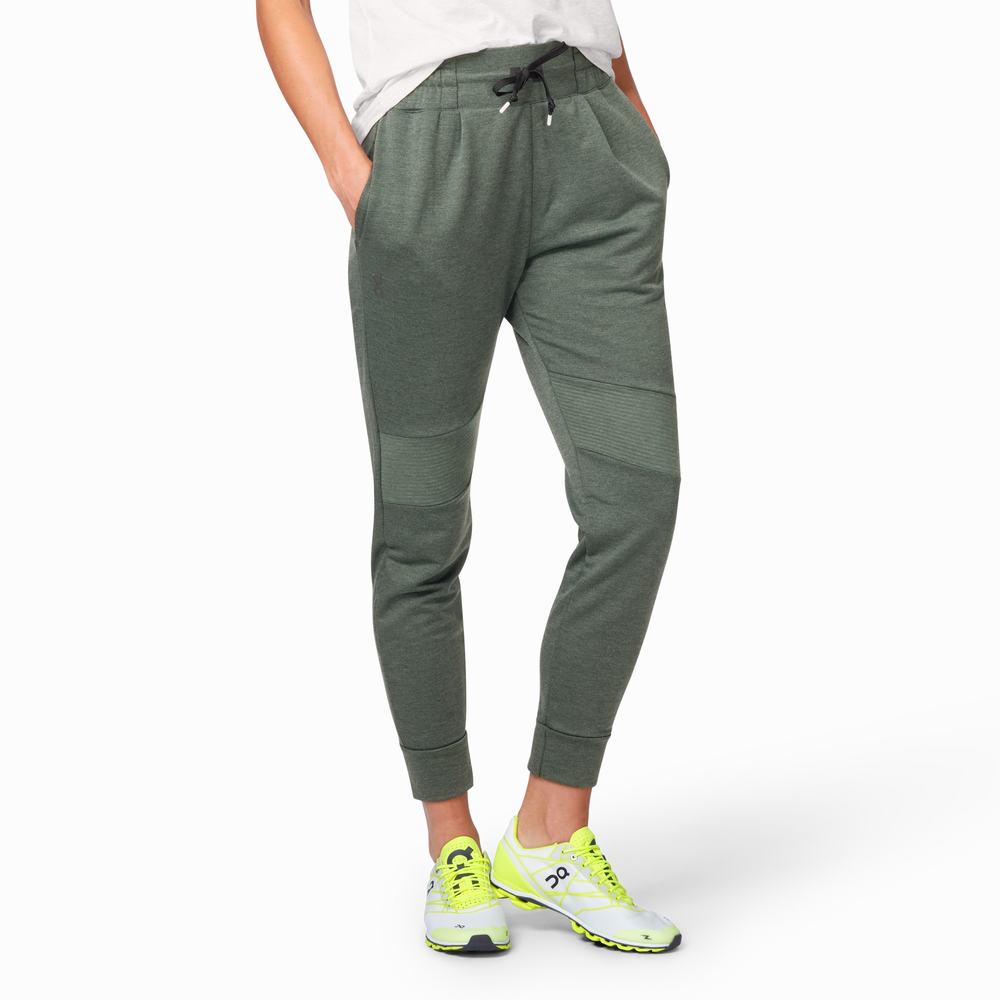 Women's On Sweat Sweatpants Olive | USA-5769420