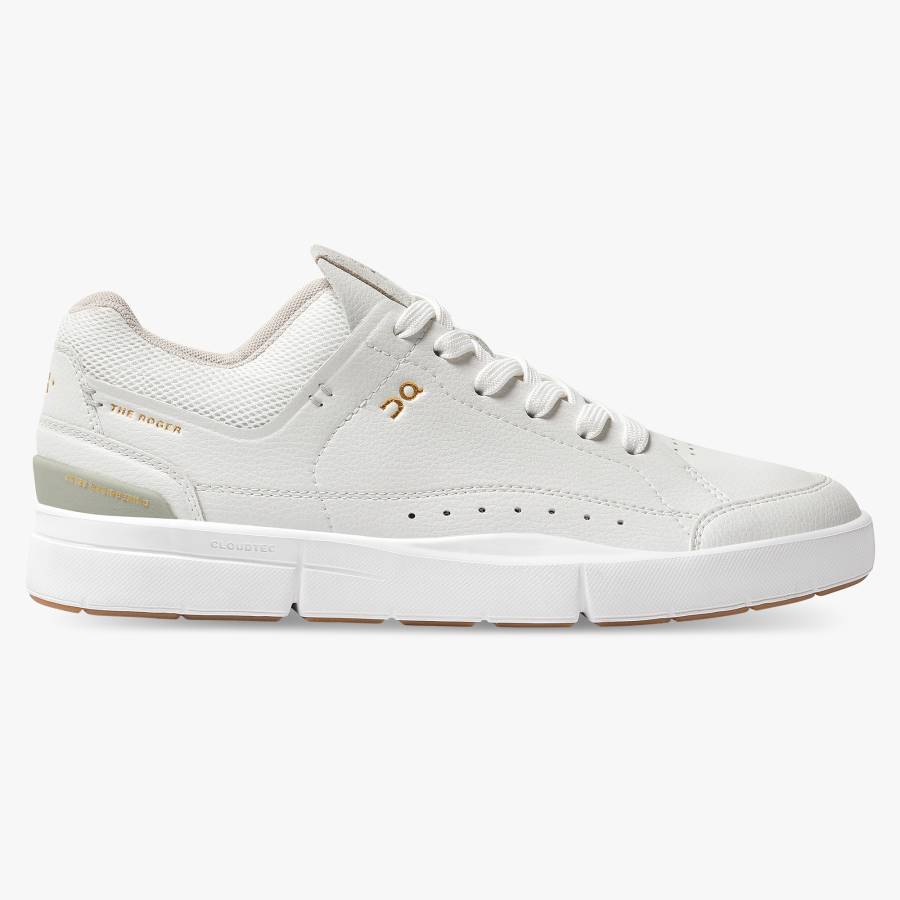 Women's On THE ROGER Centre Court Sneakers White | USA-2980457