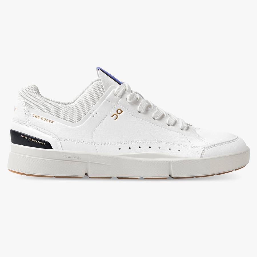 Women's On THE ROGER Centre Court Sneakers White | USA-3619804